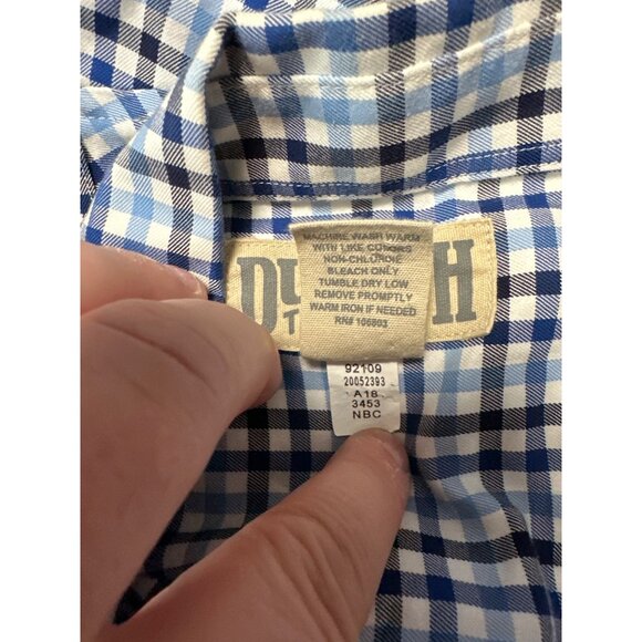 Duluth Trading Co Men's Wrinklefighter Relaxed Fit Short Sleeve Shirt Size 2XL - Picture 8 of 11